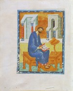 Rublev, Andrei, (School) - Mark the Evangelist (From the Morozov Gospel from the Kremlin Cathedral of the Dormition)