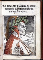 Anonymous - Portrait of Dante Alighieri (From: Lo amoroso convivio. Venice, Zuane Antonio and Fratelli da Sabbio