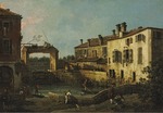 Canaletto - The Lock at Dolo