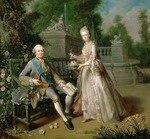 Charpentier, Jean-Baptiste - Louis Jean Marie de Bourbon (1725-1793) with his daughter Louise Marie Adélaïde de Bourbon (1753-1821)
