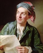 Roslin, Alexander - Portrait of the writer Jean-François Marmontel (1723-1799)