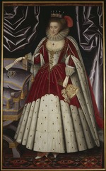 Larkin, William - Portrait of Lucy Russell, Countess of Bedford (1580-1627), née Harington