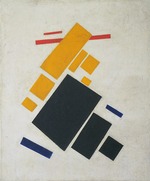 Malevich, Kasimir Severinovich - Suprematist Composition: Airplane Flying