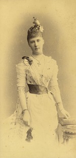 Bergamasco, Charles (Karl) - Portrait of Grand Duchess Elizaveta Mavrikievna of Russia (1865-1927)