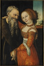 Cranach, Lucas, the Elder - The Ill-matched Couple
