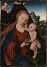 Cranach, Lucas, the Elder - The Virgin and Child with a Bunch of Grapes