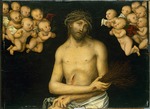 Cranach, Lucas, the Elder - Christ as the Man of Sorrows flanked by Angels