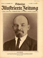 Historic Object - The Schweizer Illustrierte Zeitung with Lenin on the title page of 15 December 1917