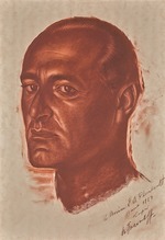 Yakovlev, Alexander Yevgenyevich - Portrait of Emil Alphons Rheinhardt (1889-1945)