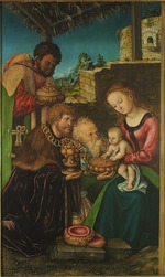Cranach, Lucas, the Elder - The Adoration of the Magi