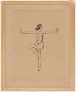 Grunenberg, Arthur - Vera Fokina in the Ballet Cléopâtre by Michel Fokine