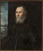 Tintoretto, Jacopo - Portrait of a Venetian Admiral
