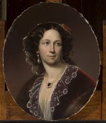 Blaas, Karl von - Portrait of Countess Alexandra Potocka (1818-1892)