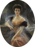 Flameng, François - Portrait of Grand Duchess Elena Vladimirovna of Russia (1882-1957)
