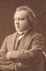 Anonymous - Portrait of the composer Johannes Brahms (1833-1897)