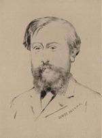 Abbéma, Louise - Portrait of the composer Léo Delibes (1836-1891)