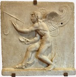 Art of Ancient Rome, Classical sculpture - Kairos (Roman copy from a Greek Original)