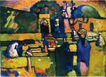 Kandinsky, Wassily Vasilyevich - Arabs I (Cemetery)
