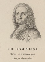 Anonymous - Portrait of the composer and violinist Francesco Saverio Geminiani (1687-1762)