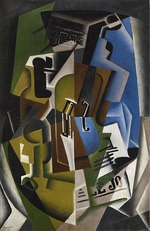 Gris, Juan - Violin and newspaper