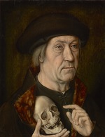 Bouts, Aelbrecht - Self-Portrait with a Skull