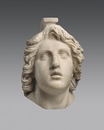 Art of Ancient Rome, Classical sculpture - Head of Achilles (Roman copy from a Greek Original)