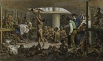 Rugendas, Johann Moritz - Slaves in the cellar of a slave boat