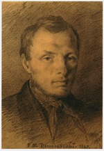 Trutovsky, Konstantin Alexandrovich - Portrait of the author Fyodor Mikhaylovich Dostoyevsky (1821-1881)