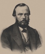Borel, Pyotr Fyodorovich - Portrait of the author Fyodor Mikhaylovich Dostoyevsky (1821-1881)