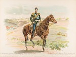 Bakmanson, Hugo Karlovich - Equestrian Portrait of Nicholas II of Russia