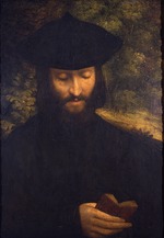 Correggio - Portrait of a reading man