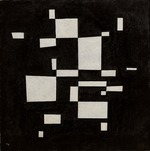Kandinsky, Wassily Vasilyevich - Weiss auf Schwarz (White on Black) 