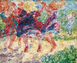 Nolde, Emil - Wildly Dancing Children