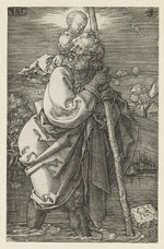 Dürer, Albrecht - Saint Christopher facing to the Left