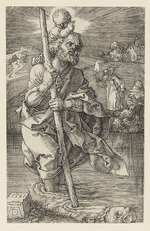 Dürer, Albrecht - Saint Christopher facing to the Right