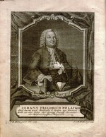 Fritzsch, Johann Christian Gottfried - Portrait of Johann Friedrich Polack (1700-1771) 