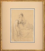 Lafitte, Louis - Portrait of Caroline Bonaparte (1782-1839), Princesse Française, Grand Duchess of Berg and Cleves, Queen Consort of Naples