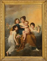 Lefévre, Robert - Marquise de Radepont surrounded by her children