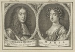 Anonymous - Wedding portrait of Willem III and Mary II Stuart