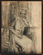 Anonymous - Portrait of Princess Irina Alexandrovna of Russia (1895-1970), wearing one of the Maison Irfé creations 