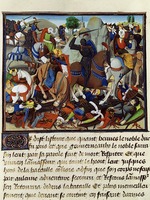 Liédet, Loyset - The battle against the infidels. The Fall of Constantinople, 1453