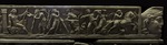 Art of Ancient Rome, Classical sculpture - Oedipus scenes: Oedipus kills Laius, Oedipus and the Sphinx, The messenger from Corinth (Relief of a sarcophagus)