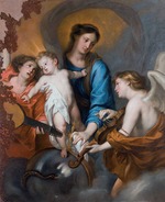 Dyck, Sir Anthony van - The Virgin and Child with Two Musician Angels