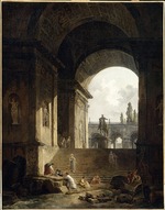 Robert, Hubert - View of the Capitol With the Equestrian Statue of Marcus Aurelius