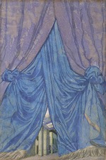 Bakst, Léon - Design of curtain for the ballet Sleeping beauty by P. Tchaikovsky