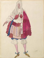 Bakst, Léon - Costume design for the ballet Sleeping Beauty by P. Tchaikovsky