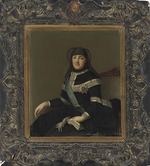 Chemesov, Yefgraf Petrovich - Portrait of Catherine II in mourning