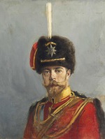 Makovsky, Alexander Vladimirovich - Portrait of Emperor Nicholas II (1868-1918)