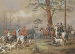 Zichy, Mihály - The hunting party of Emperor Alexander II