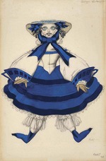 Bakst, Léon - Costume design for the ballet La Boutique Fantasque
